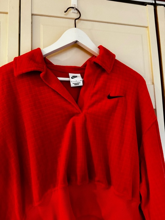 Nike Y2K velvet collared pullover - Picture 3 of 4
